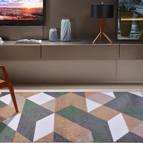 Alfombra Classic Maiorca Caramelo Verde 150*200