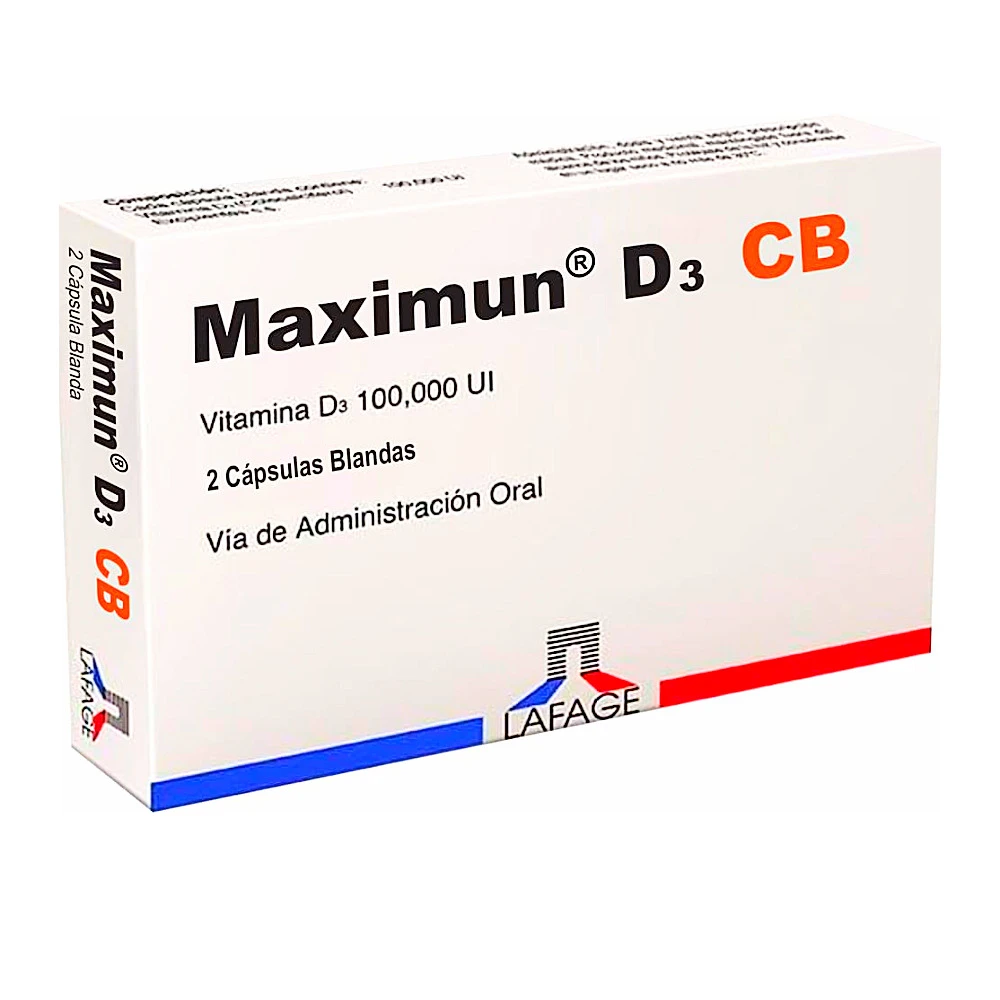 MAXIMUN D3 CB CJ X 2 CAPS. BLANDAS