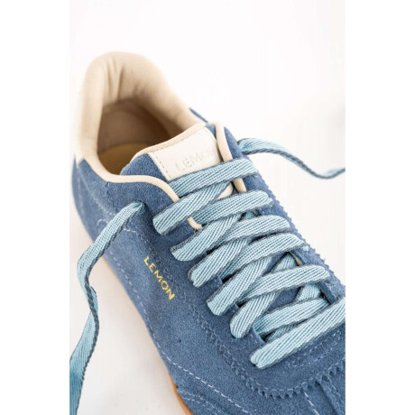 Zapatilla Gamuza Azul