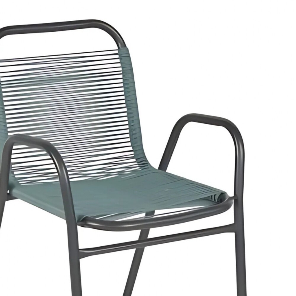 Silla de Jardín Simil Ratán Verde