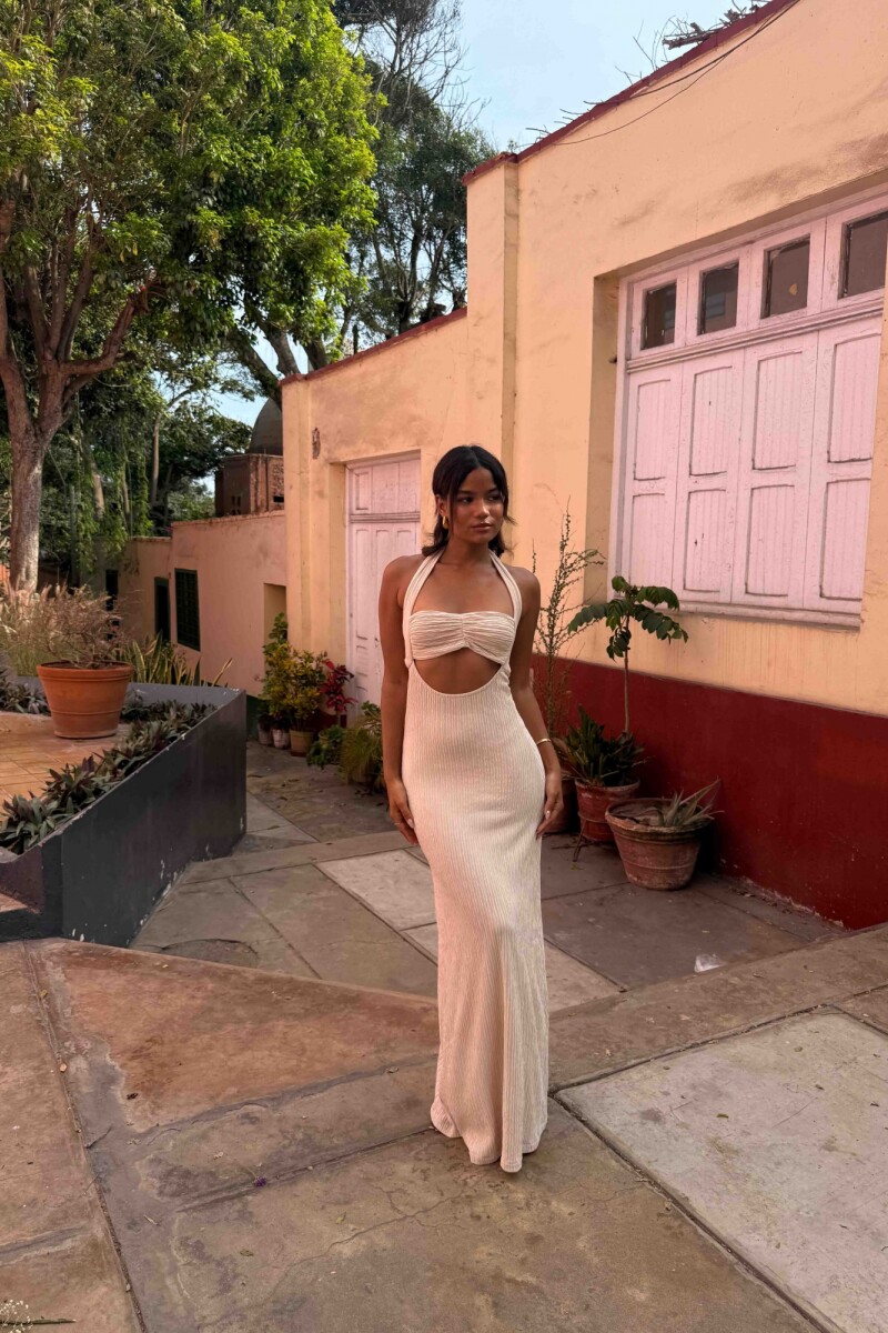 VESTIDO MITIKA BEIGE