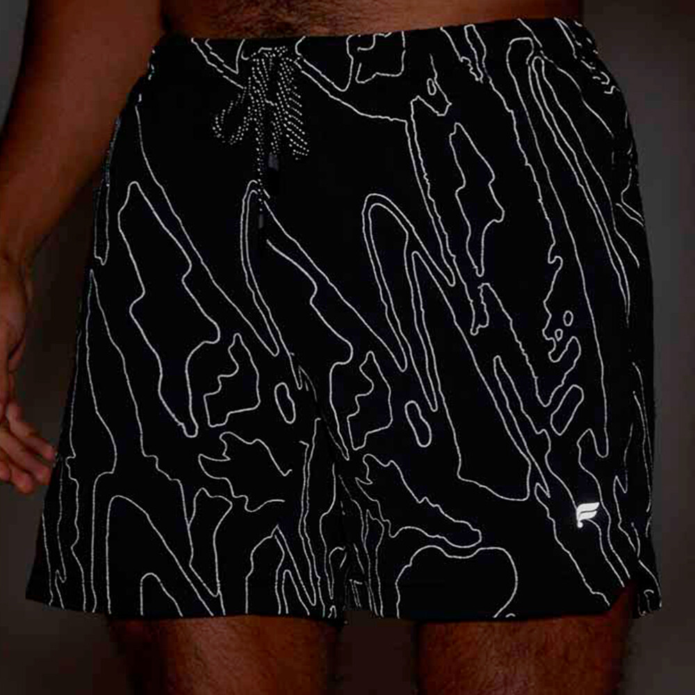 Short The 5 One Short (Lined) Hombre Black Vision Wave Reflective