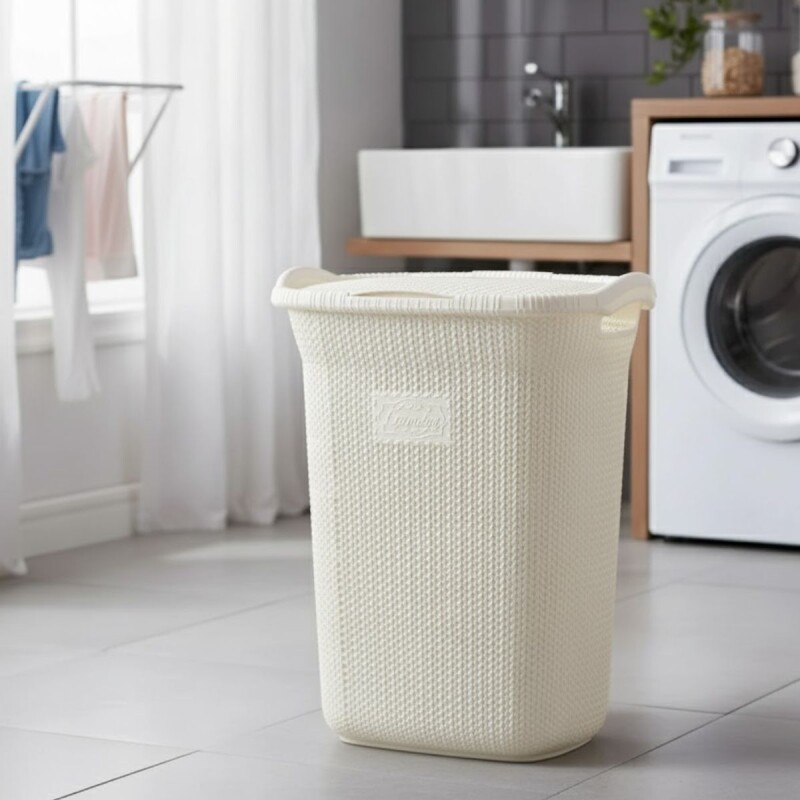 Cesto para ropa 65 lts BLANCO
