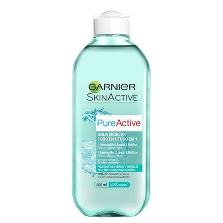 GARNIER AGUA MICELAR PURE ACTIV 400ml GARNIER AGUA MICELAR PURE ACTIV 400ml