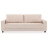 SOFA 4 CUERPOS - TAPIZADO TELA TRAMADA CRUDA CON NEGRO SOFA 4 CUERPOS - TAPIZADO TELA TRAMADA CRUDA CON NEGRO