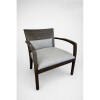 Poltrona Omega tapizado tela gris - PRODUCTO CON DETALLES - Poltrona Omega tapizado tela gris - PRODUCTO CON DETALLES -