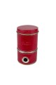 Yerbera forrada con dispensador Rojo