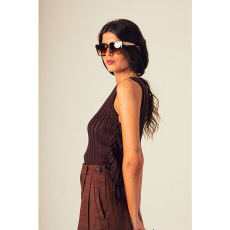 Musculosa Chani Brownie