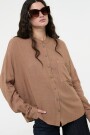 CAMISA CUELLO MAO Marron