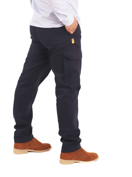 Pantalón Cargo de hombre Azul