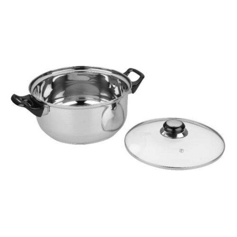 Batería de cocina Cuori Milen 7 piezas en acero inoxidable Plateado