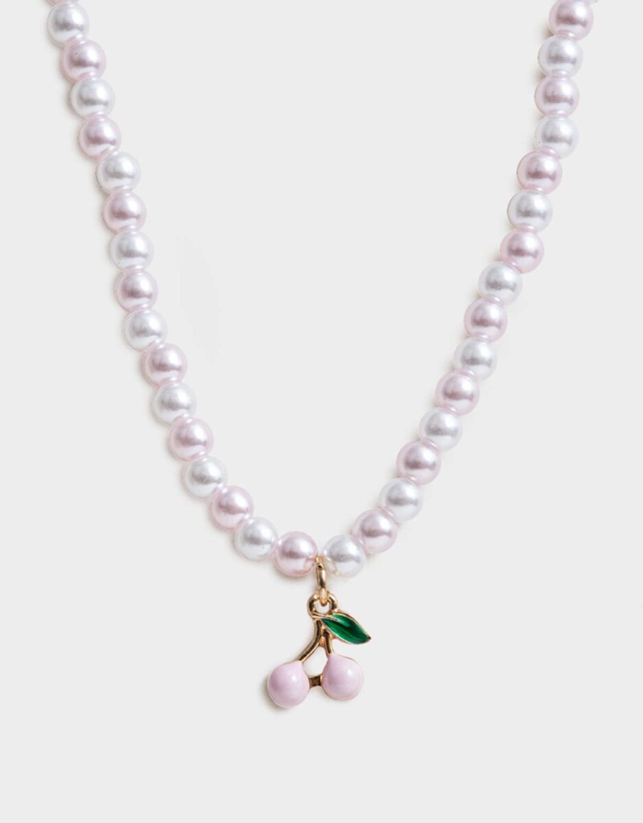 Collares Infantiles Con perlas - Dorado 