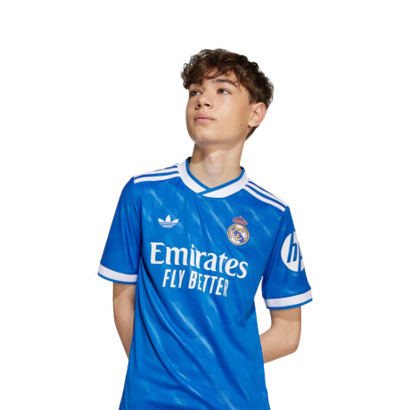 CAMISETA NIÑO adidas TERCERA EQUIPACION REAL MADRID 25/26 Blue