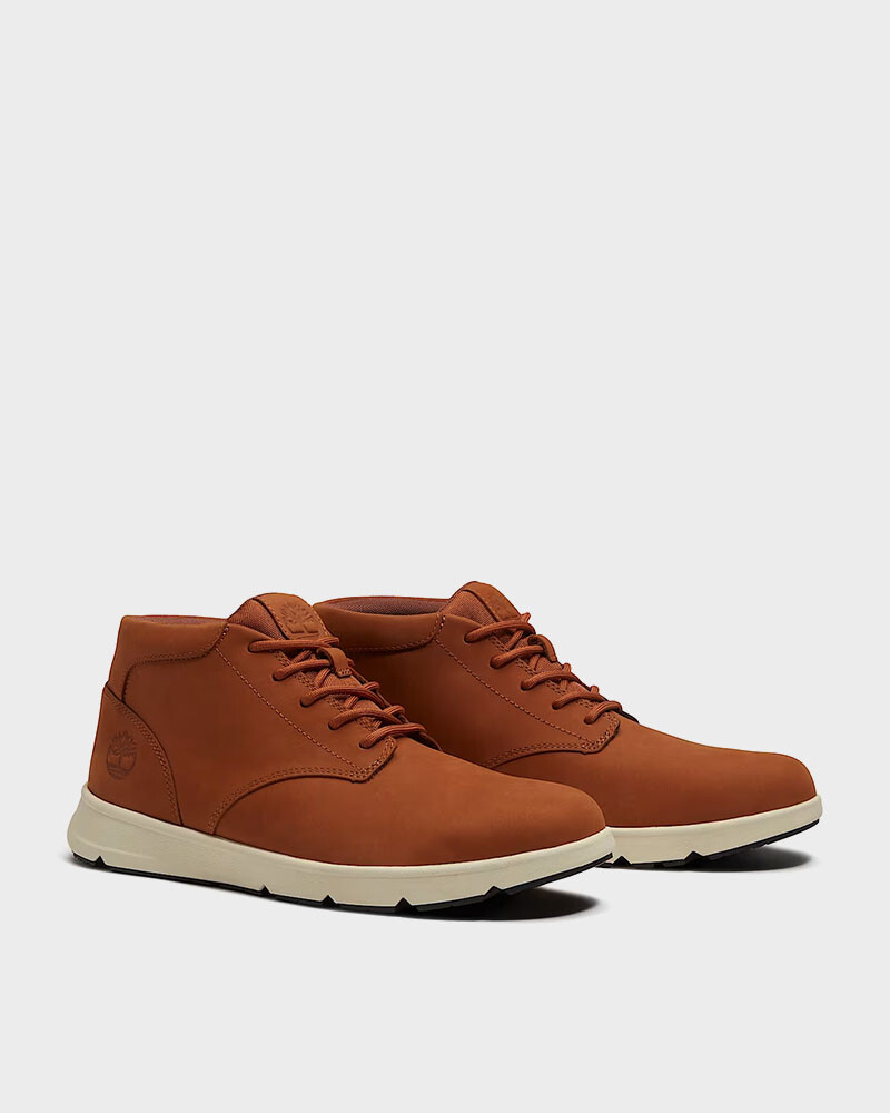 Zapatillas Timberland Mid Lace Up Sneaker Rust Hombre Nubuck