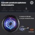 Skate Electrico Hoverboard Musica Bluetooth Luz Patineta 10" Color Variante Cosmos Azul