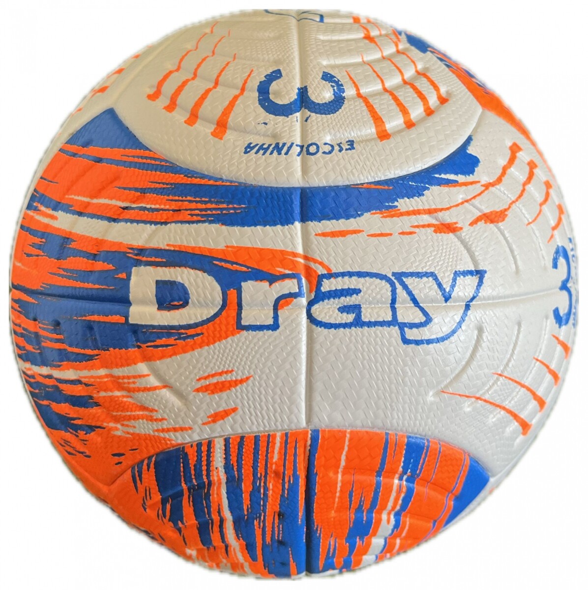 Pelota futbol nro3 naranja/azul 2391 