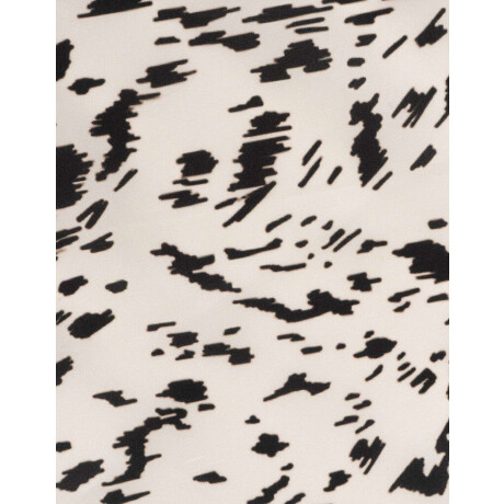 Pañuelo De Seda Animal Print Combinacion Bicolor