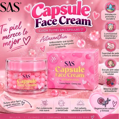 SAS Crema facial antioxidante cápsulas 80g Sas Crema Facial Antioxidante Cápsulas 80g