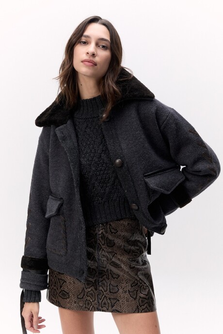Campera Bowie Negro