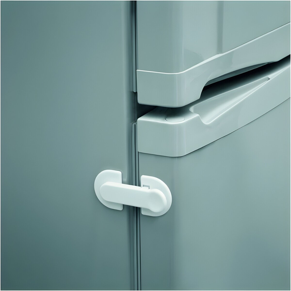 Traba para puerta de refrigerador - BLANCO 