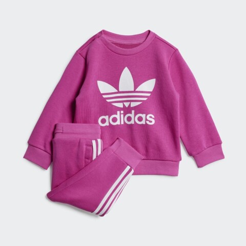 Conjunto Adidas Crew Set Rosado