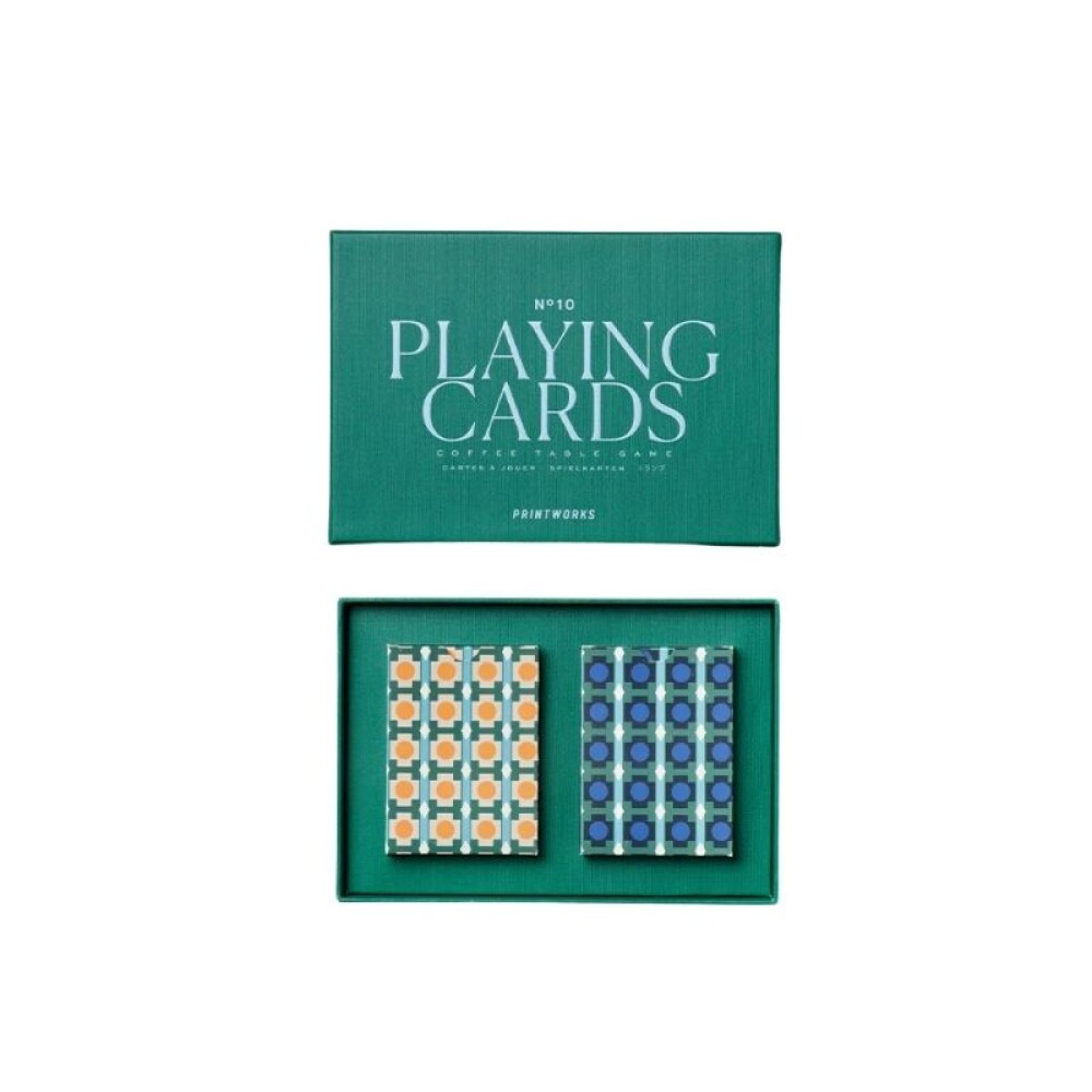 PRINTWORKS JUEGO CLASICO SET DOBLE DE NAIPES PRINTWORKS JUEGO CLASICO SET DOBLE DE NAIPES