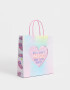 Accesorios Regalos Corazón Bolsa De Regalo Estampada Glitter Movible - Holografico