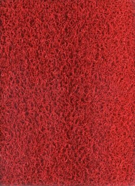 CUSHION MAT MEDIUM FELPUDO CUSHION MAT PVC 'MEDIUM B' 2101 RED CON BASE ANCHO 1,22M