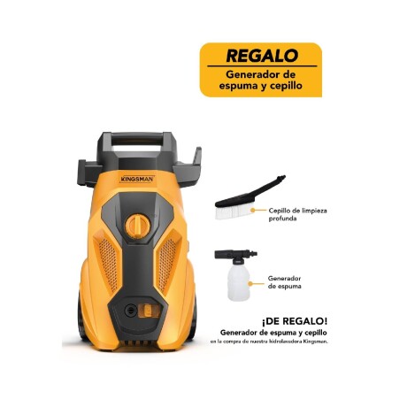 Hidrolavadora Kingsman alta presión 1600w + acces 130 bar Hidrolavadora Kingsman alta presión 1600w + acces 130 bar