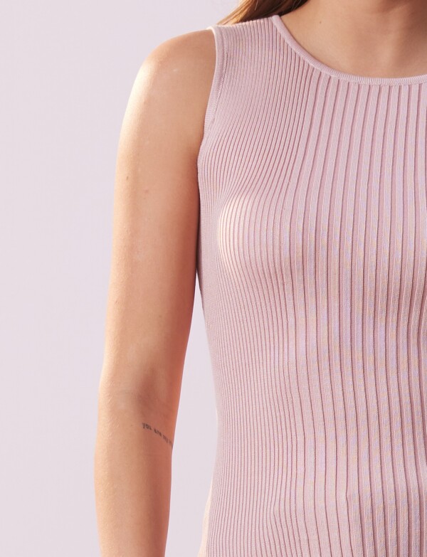Musculosa Ribs Colors ROSA