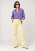 Camisa lino Violeta