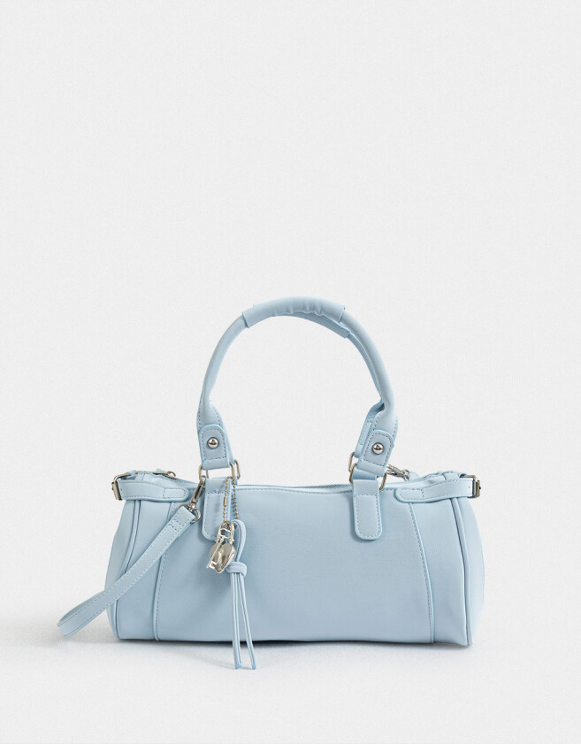 Bandoleras Bandolera Con Charm - Azul Celeste