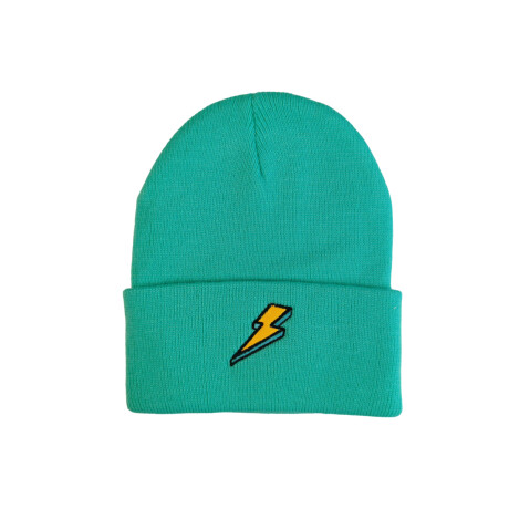 Gorro de lana rayito Verde