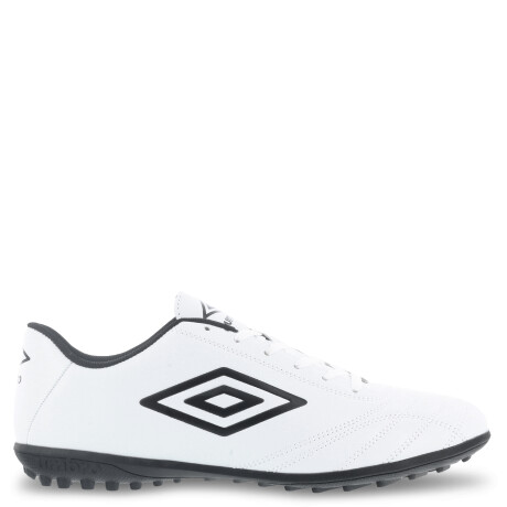 Championes de Hombre Umbro Futbol 5 Classico II TF Blanco - Negro