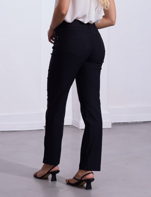 Pantalon Slim NEGRO