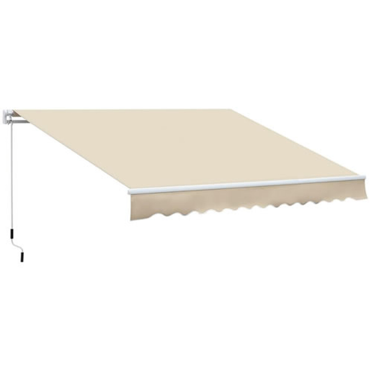 Toldo articulados de enrollar impermeable filtro UV de 250 x 200 cm 