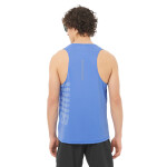 Salomon Musculosa Sense Aero Singlet GFX M para Hombre - Celeste Celeste