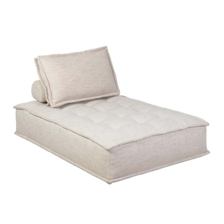 SOFÁ MODULAR TELA-PREMIUM NATURAL-BEIGE LOUNGER ELEMENT BEIGE