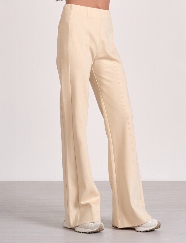 Pantalon Pespunte BEIGE CLARO