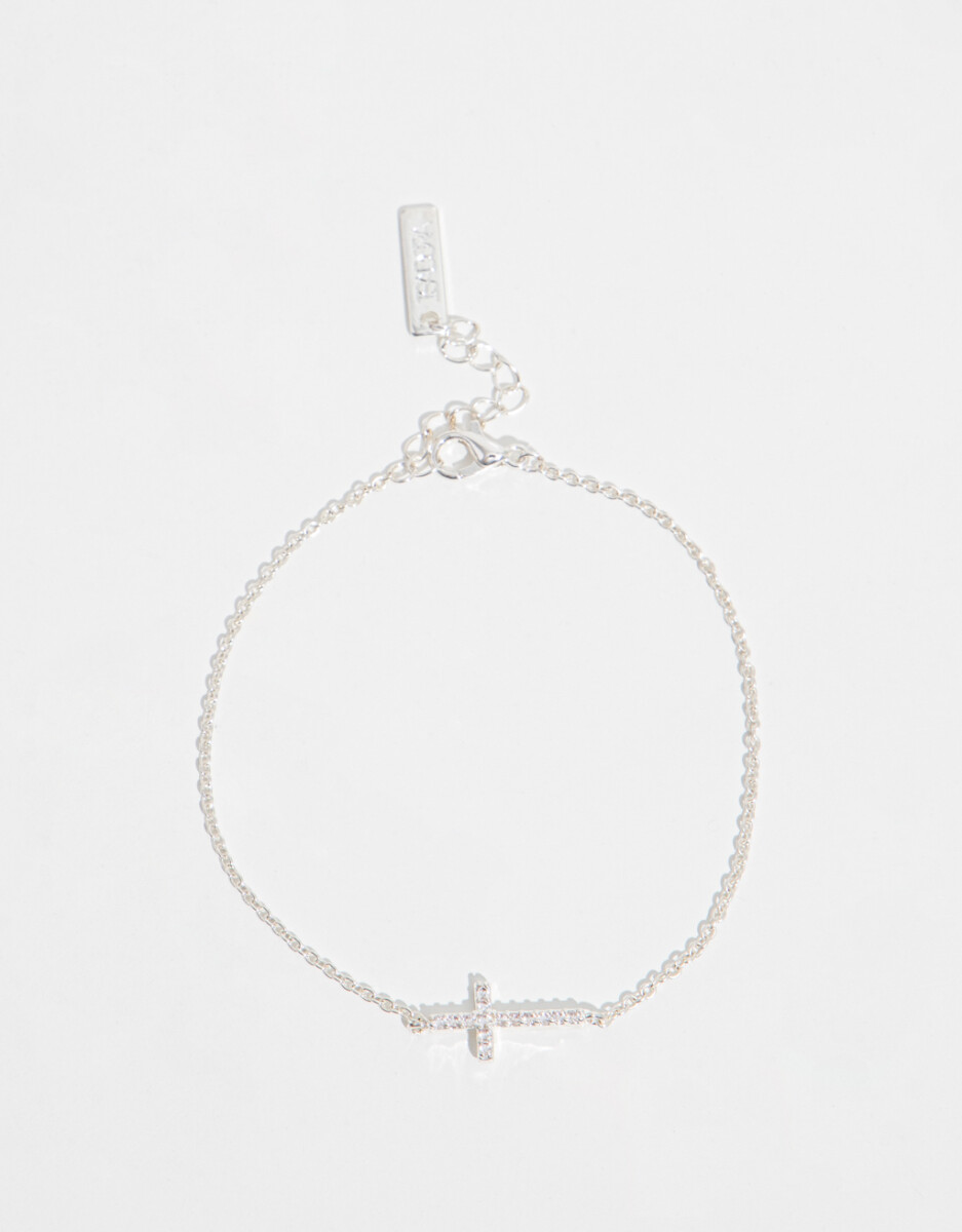 Pulsera Con Dije De Cruz 