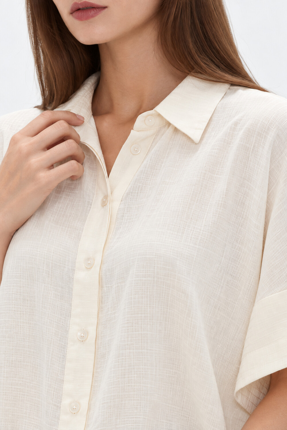 Camisa Litsa Crudo / Natural