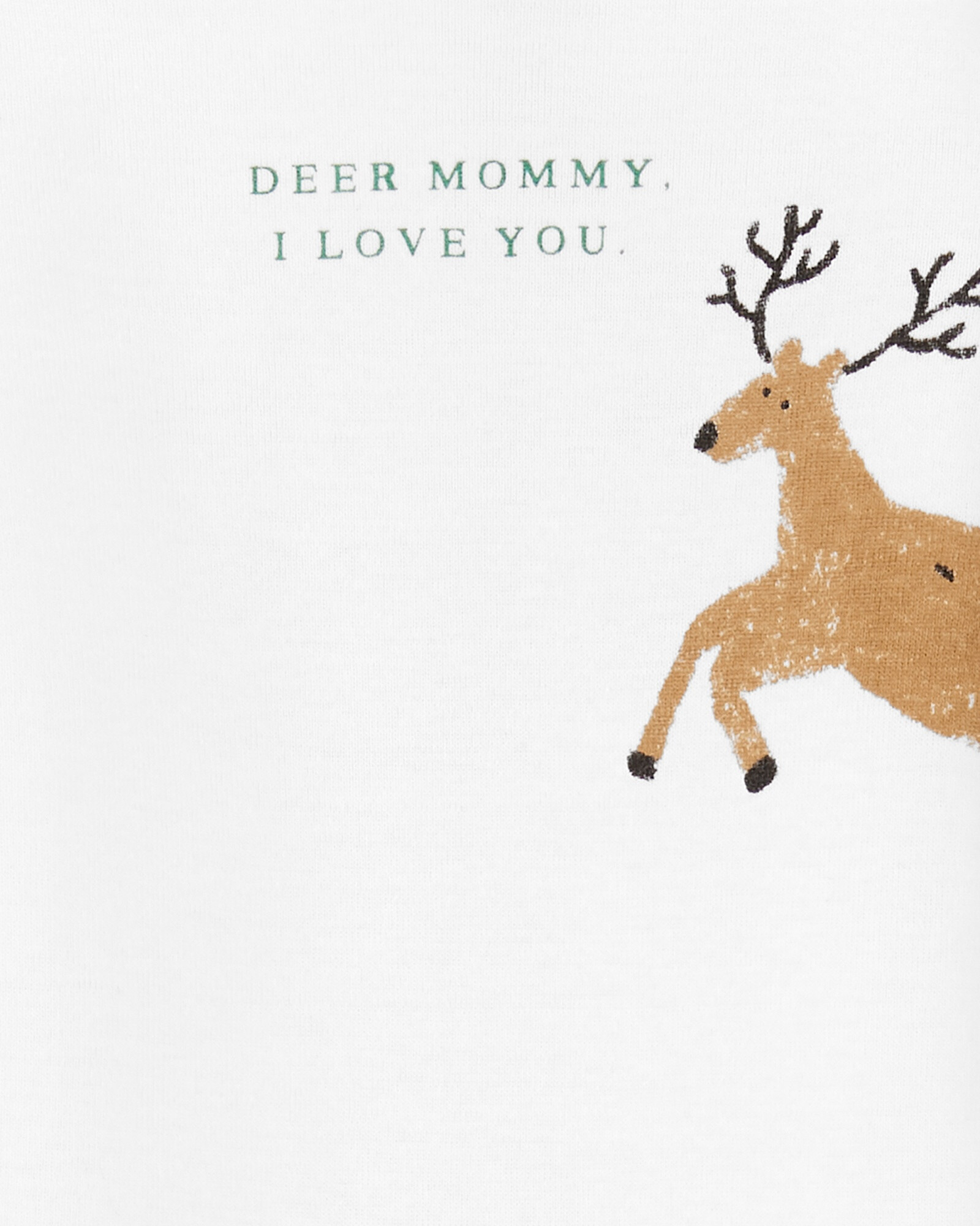 Set tres piezas pelele con pie, body manga larga y pijama con botones de algodón diseño reno Sin color