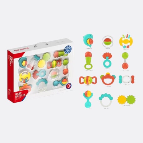 Set De 12 Sonajeros Para Bebé Set De 12 Sonajeros Para Bebé