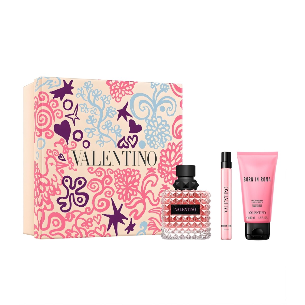 Cofre Perfume Valentino Born In Roma Donna EDP 100ml Para Mujer Aroma Floral 