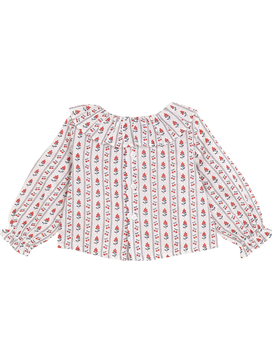 Camisa Estampada Rojo