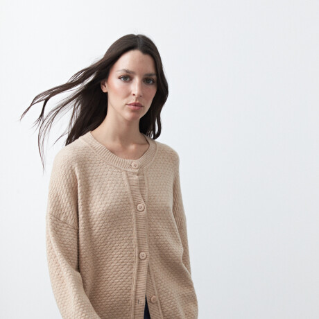 CARDIGAN TEODORA Beige Melange