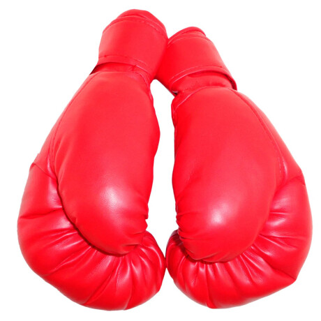 Guante De Boxeo Excelente Calidad Vendas Bolsas N1 Rojo