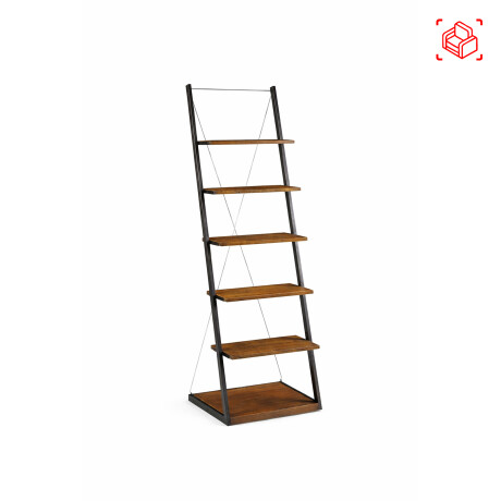 ESTANTERIA MARRÓN MADERA Y METAL YORK