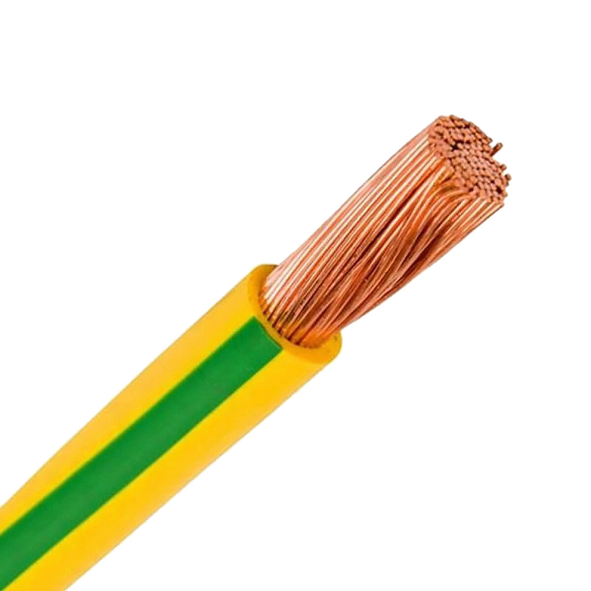 Cable de cobre 16mm², am./ver. - rollo de 100 mt. - N03063 