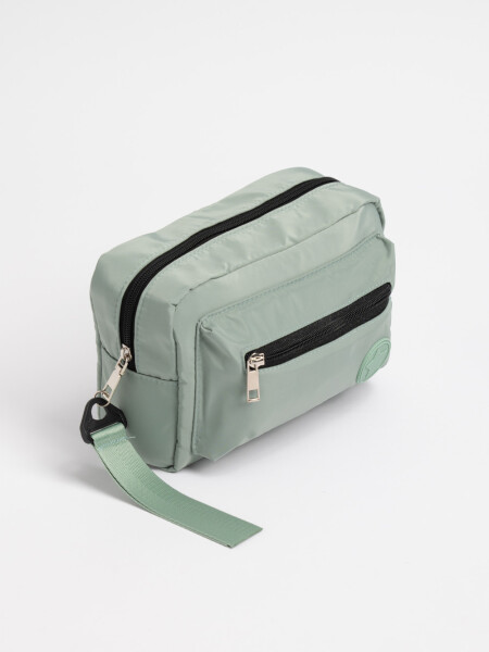 Necessaire con bolsillo Verde Seco
